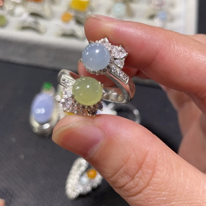 翡翠未镶嵌戒指缅甸天然翡翠