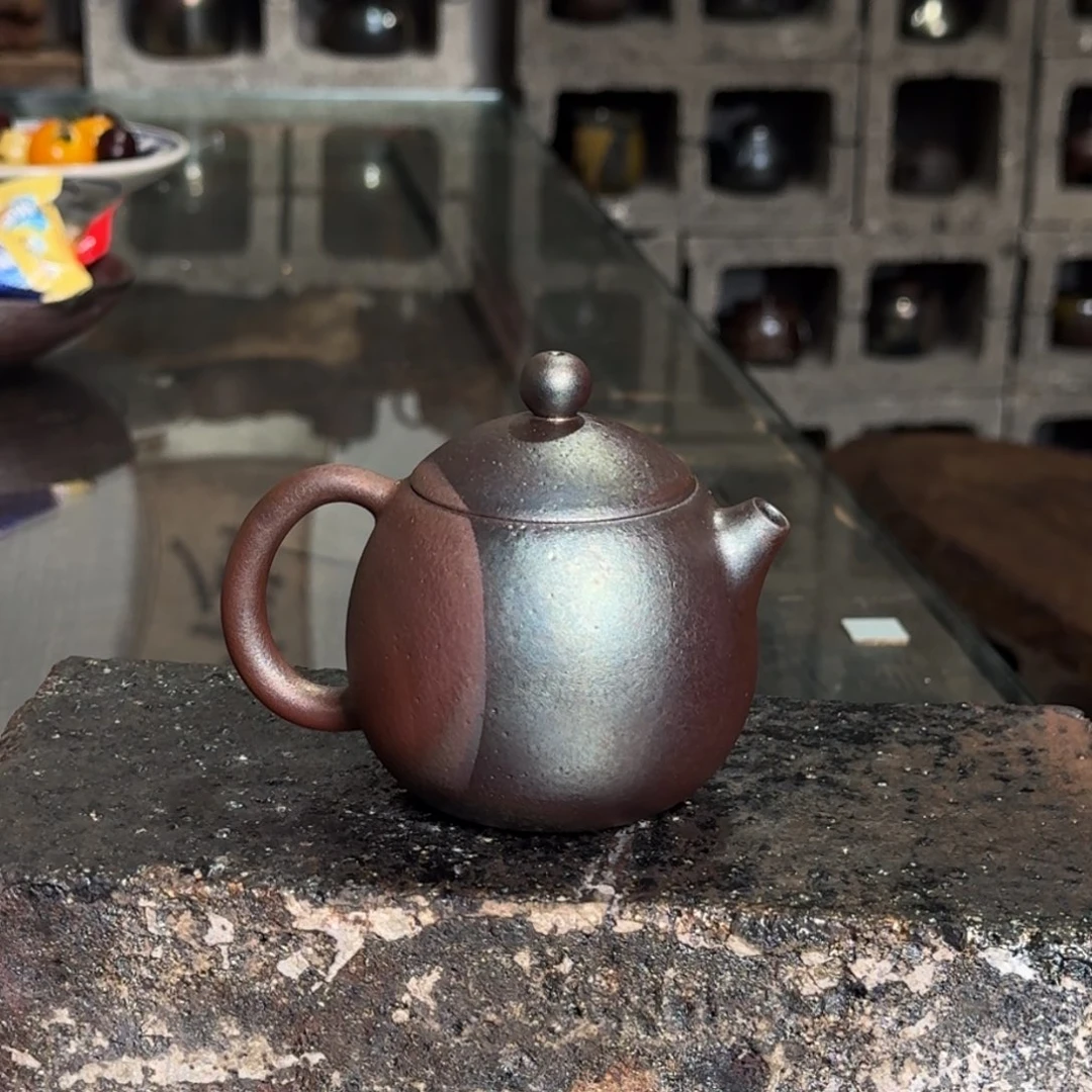 建水紫陶紫泥柴烧茶具