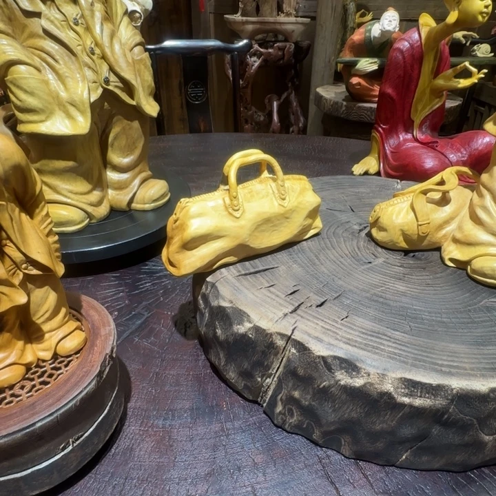 麻***豆香榧木小叶黄杨木包包