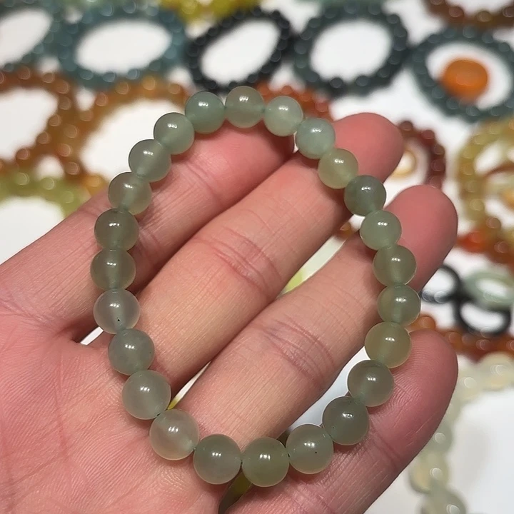 蛇纹石玉未镶嵌手串
