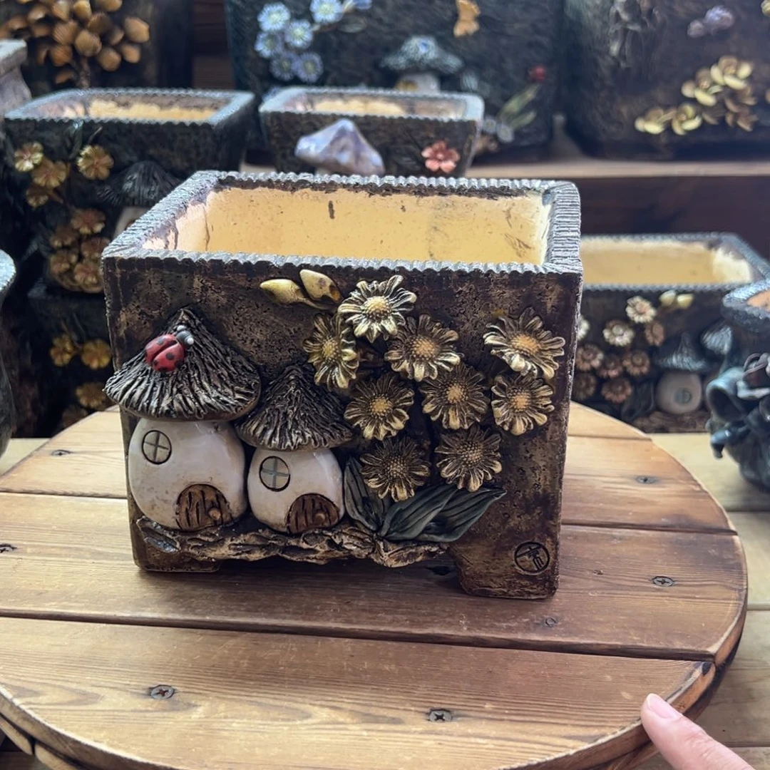 青藤多肉花盆百搭