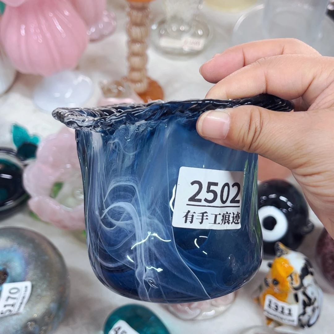 2502 家悦美居琉璃花瓶摆件