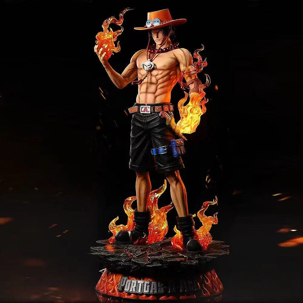 海贼王 火拳艾斯 动漫手办模型 30cm O