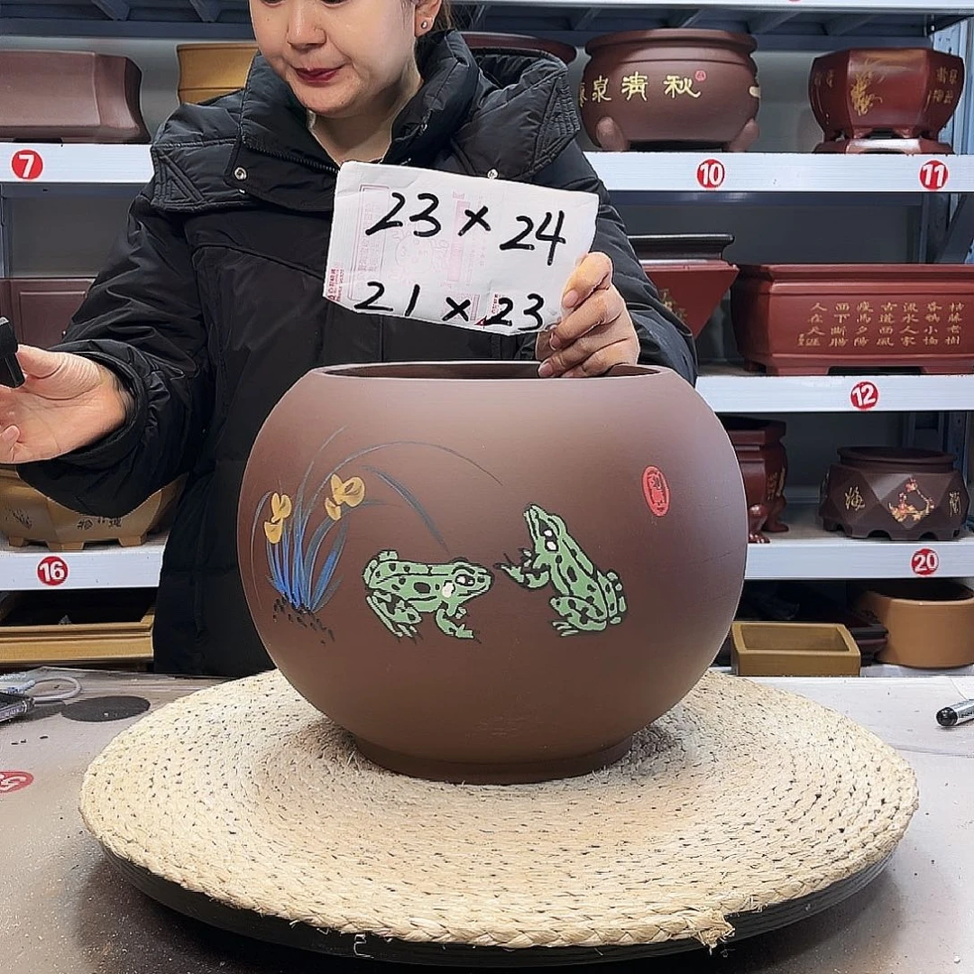 紫砂花盆紫砂花盆