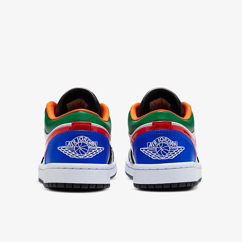 Nike/耐克AIR JORDAN 1 LOW AJ1彩色拼接湖人女篮球鞋CZ4776-101
