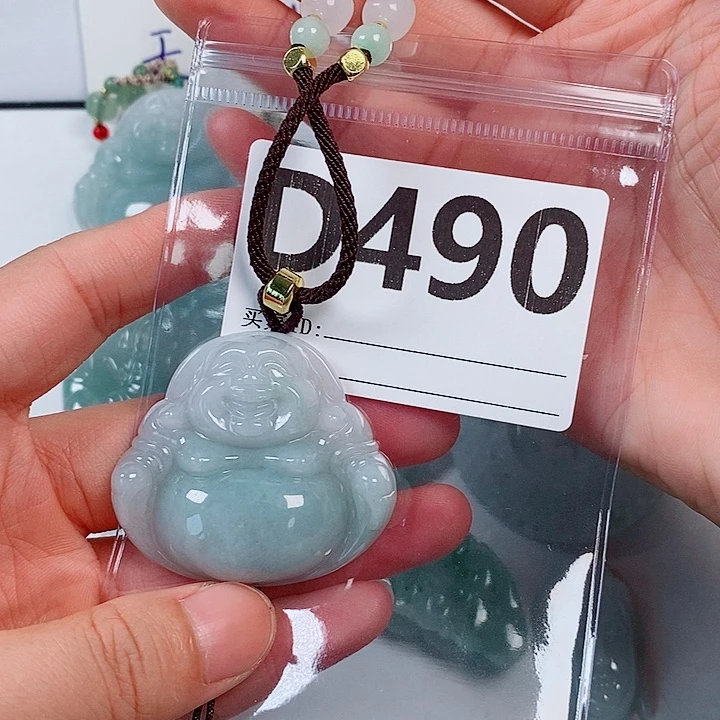 翡翠未镶嵌颈饰天然