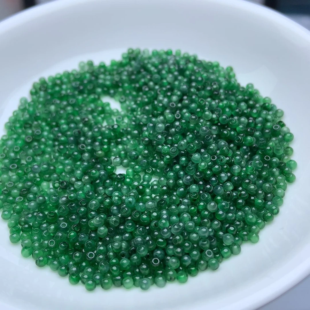 散珠翡翠卡2阳绿100个