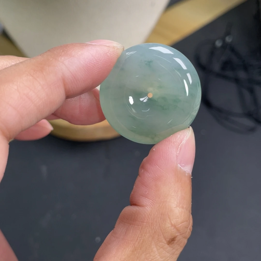 翡翠未镶嵌颈饰30.2-7.5