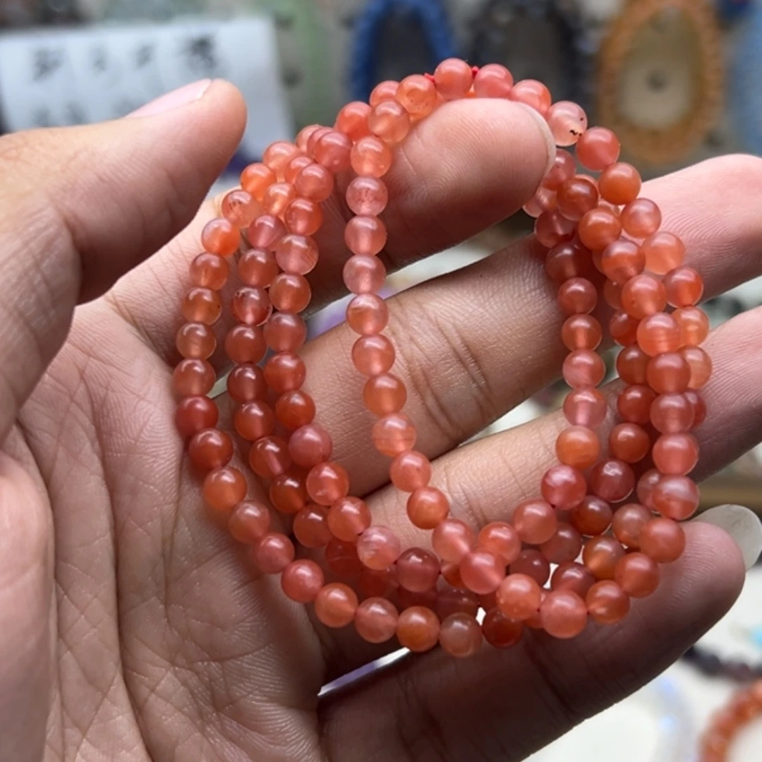 手链未镶嵌水晶南红四圈