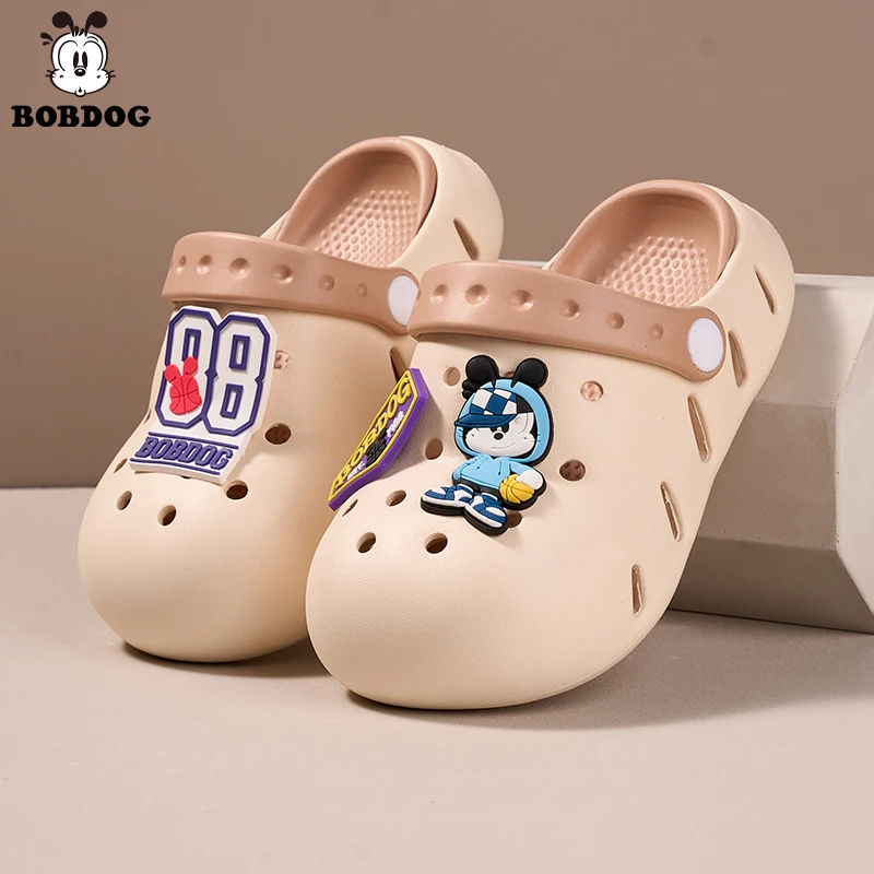 巴布豆儿童凉拖鞋2025夏季新款防滑耐磨大童宝宝外穿女童休闲居家