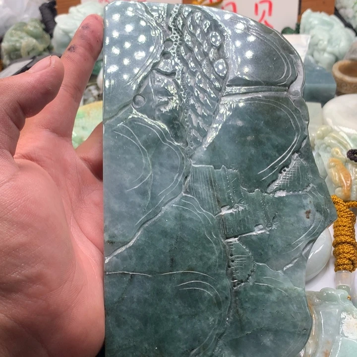 颈饰未镶嵌翡翠保真天然a货翡翠
