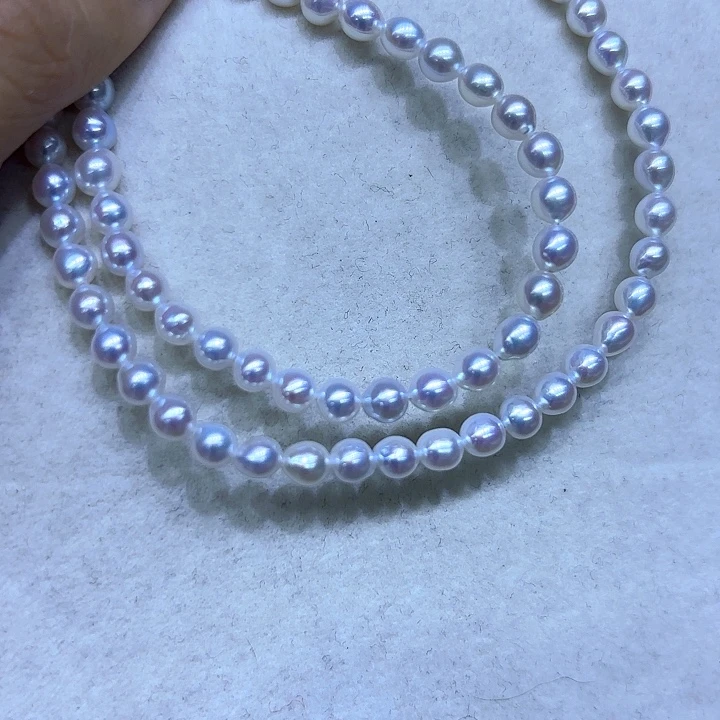 合金淡水珍珠颈饰