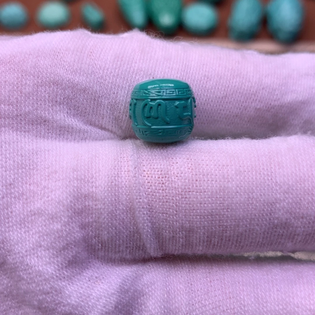 原生态散珠配珠六字箴言卡11