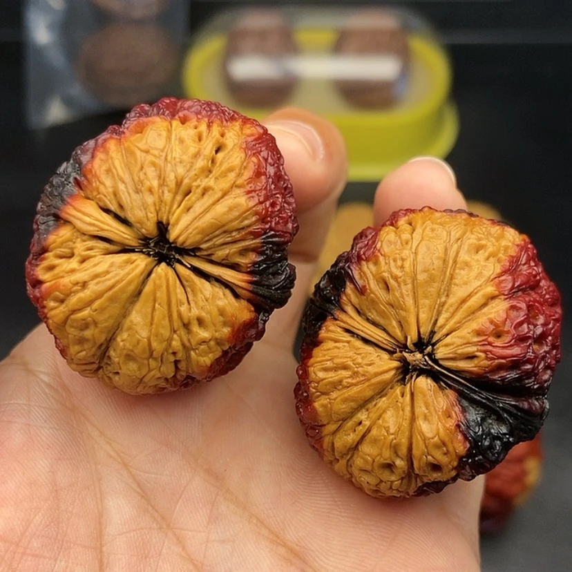 【闪购商品】把件文玩核桃39尺蛇皮球