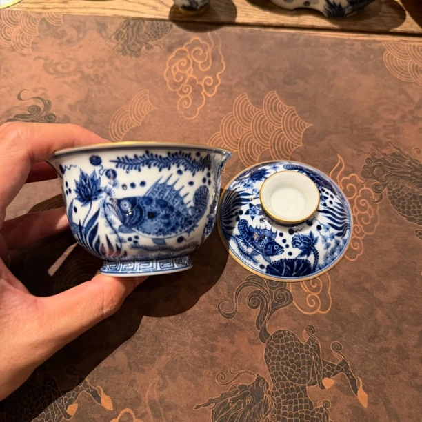 《缓归原创》鳜鱼八方系列茶器