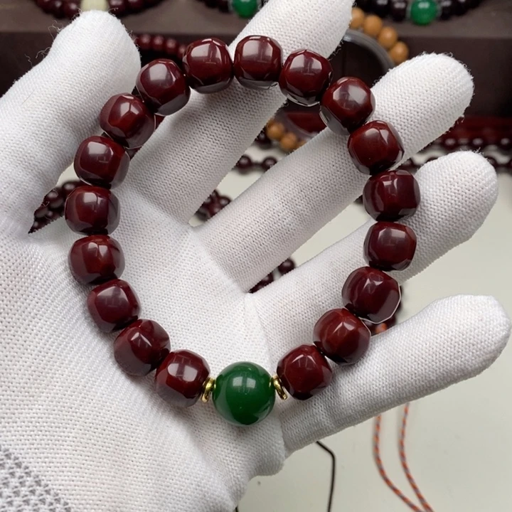 北***馆手串/手链核桃猴头六方