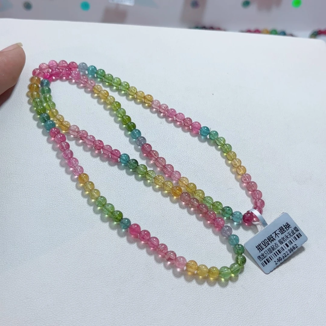 未镶嵌手链碧玺多样性发一条