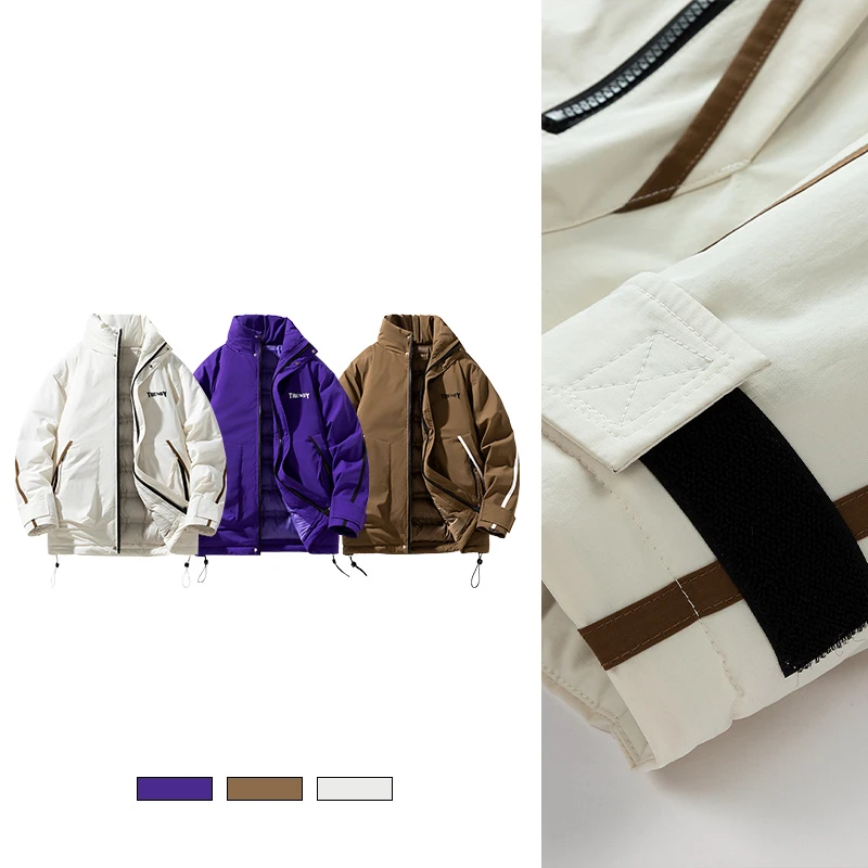 2024新款冬季潮流情侣户外防风棉服松通勤外套8102d