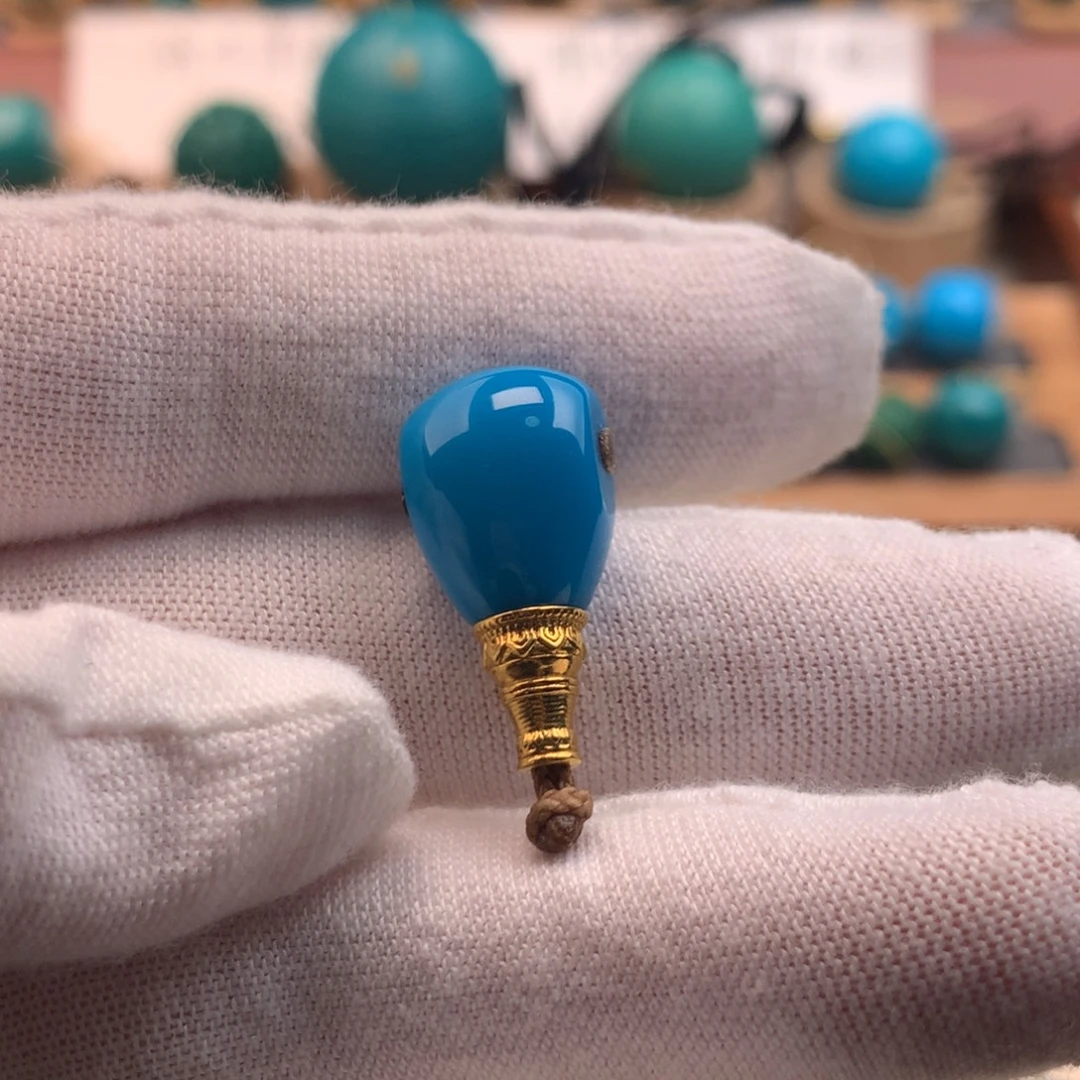 绿松石足金镶嵌珠宝奇石