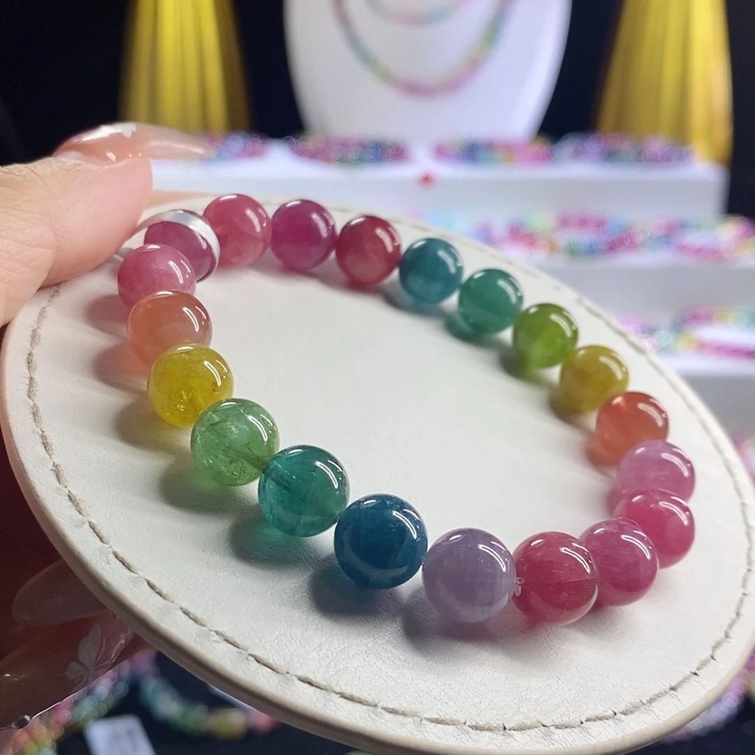 未镶嵌手链碧玺荧光