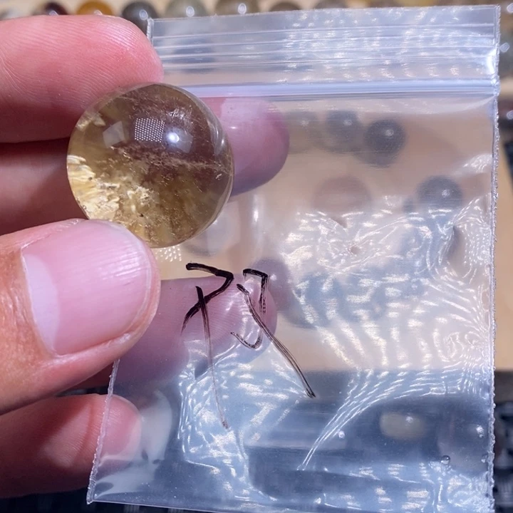 国***双未镶嵌手链发晶天然水晶手串