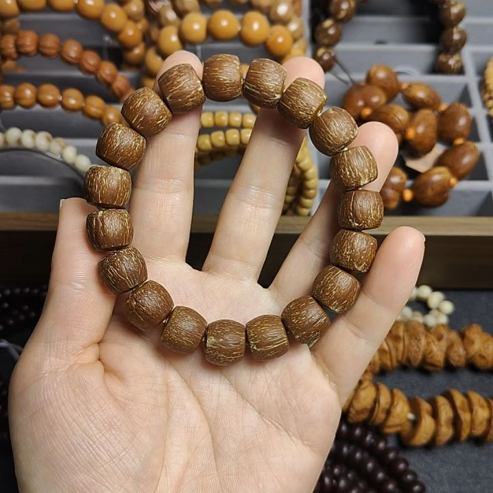 非金属木质紫金鼠手串 木质