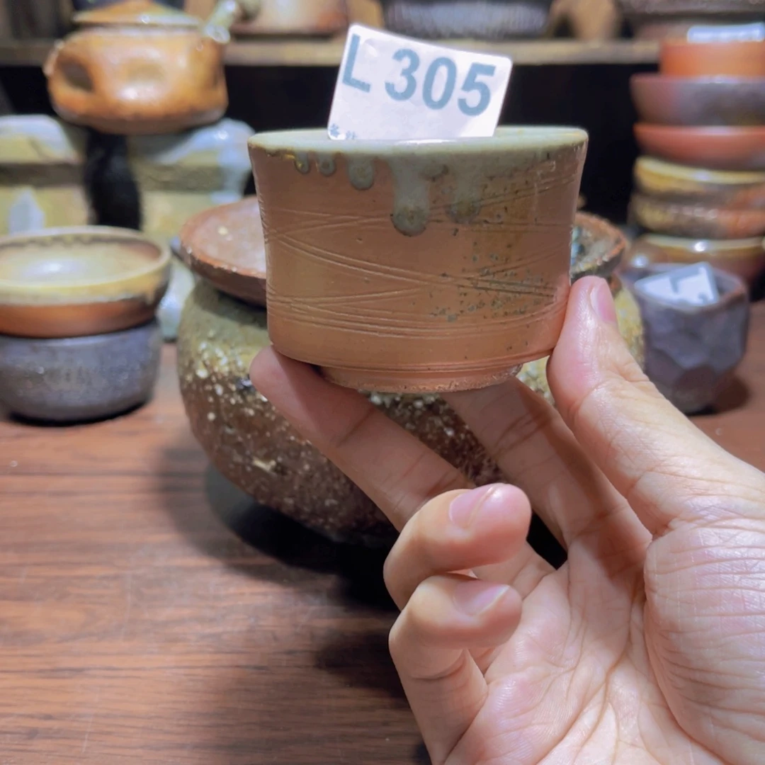 纯手工制作柴烧纯手工制作柴烧杯305