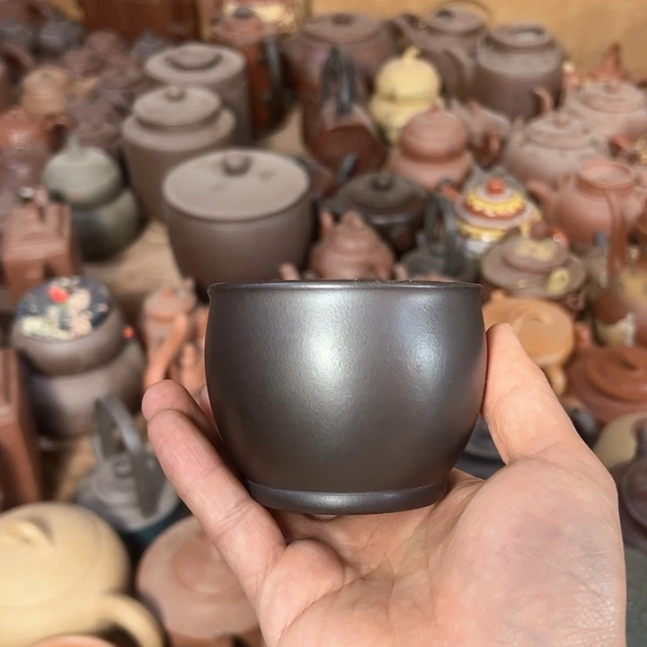 紫砂茶壶原矿紫砂杯