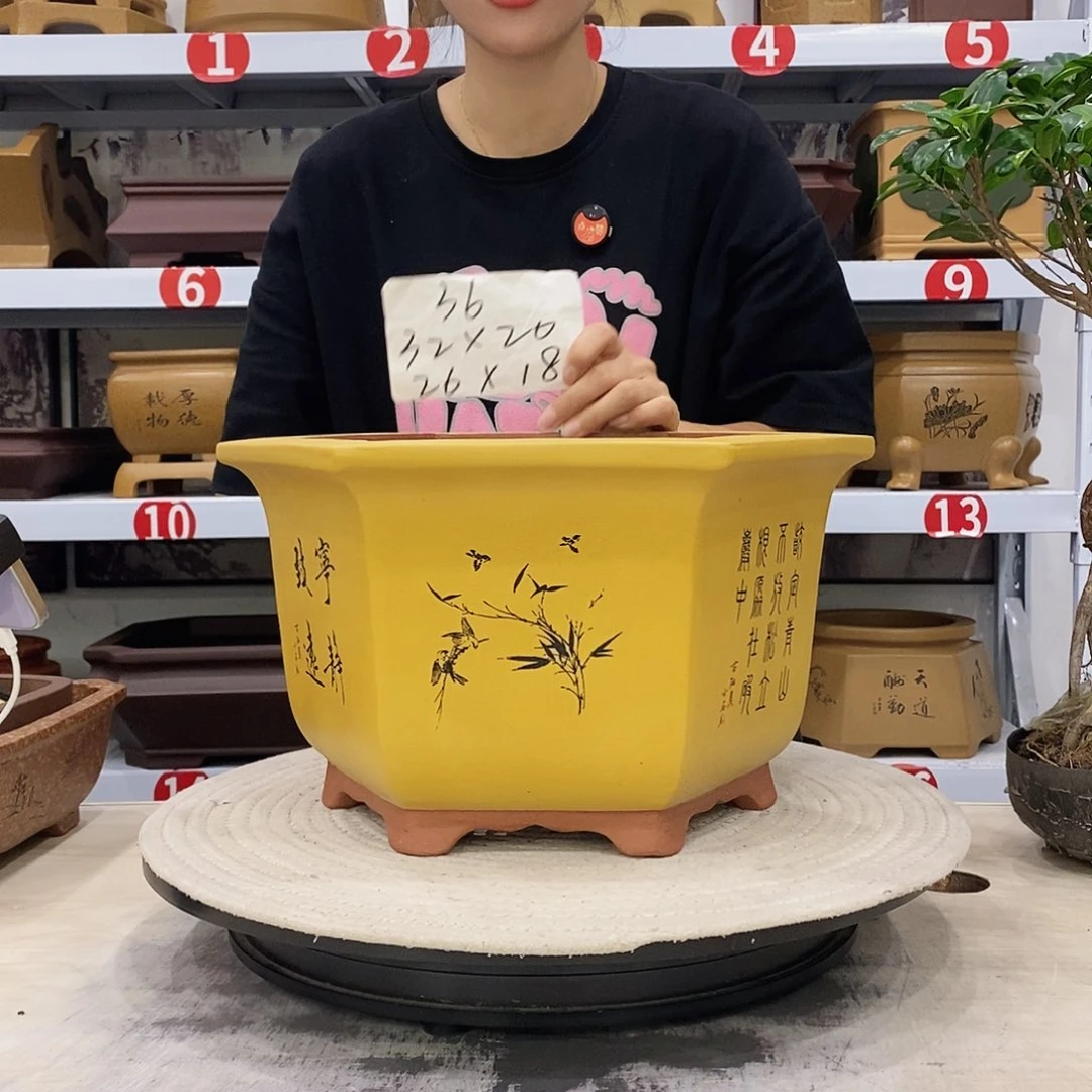 紫砂花盆紫砂花盆