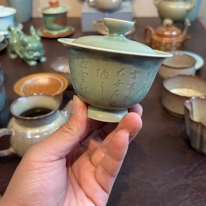 瓷片龙泉青瓷福利青瓷