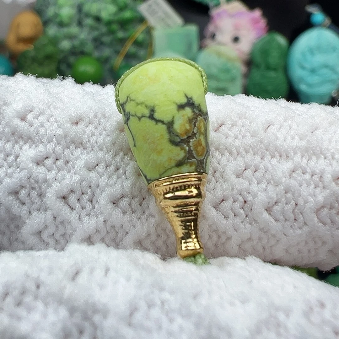 绿松石足铂镶嵌绿松石主播万丽