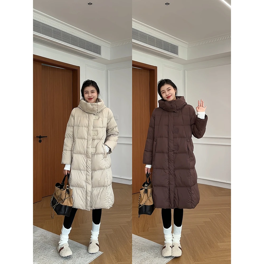 张阿星【大被子羽绒】连帽立领加厚保暖大羽绒服 W425X18507