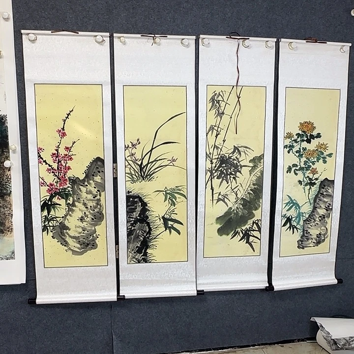 国画国画花鸟画作品