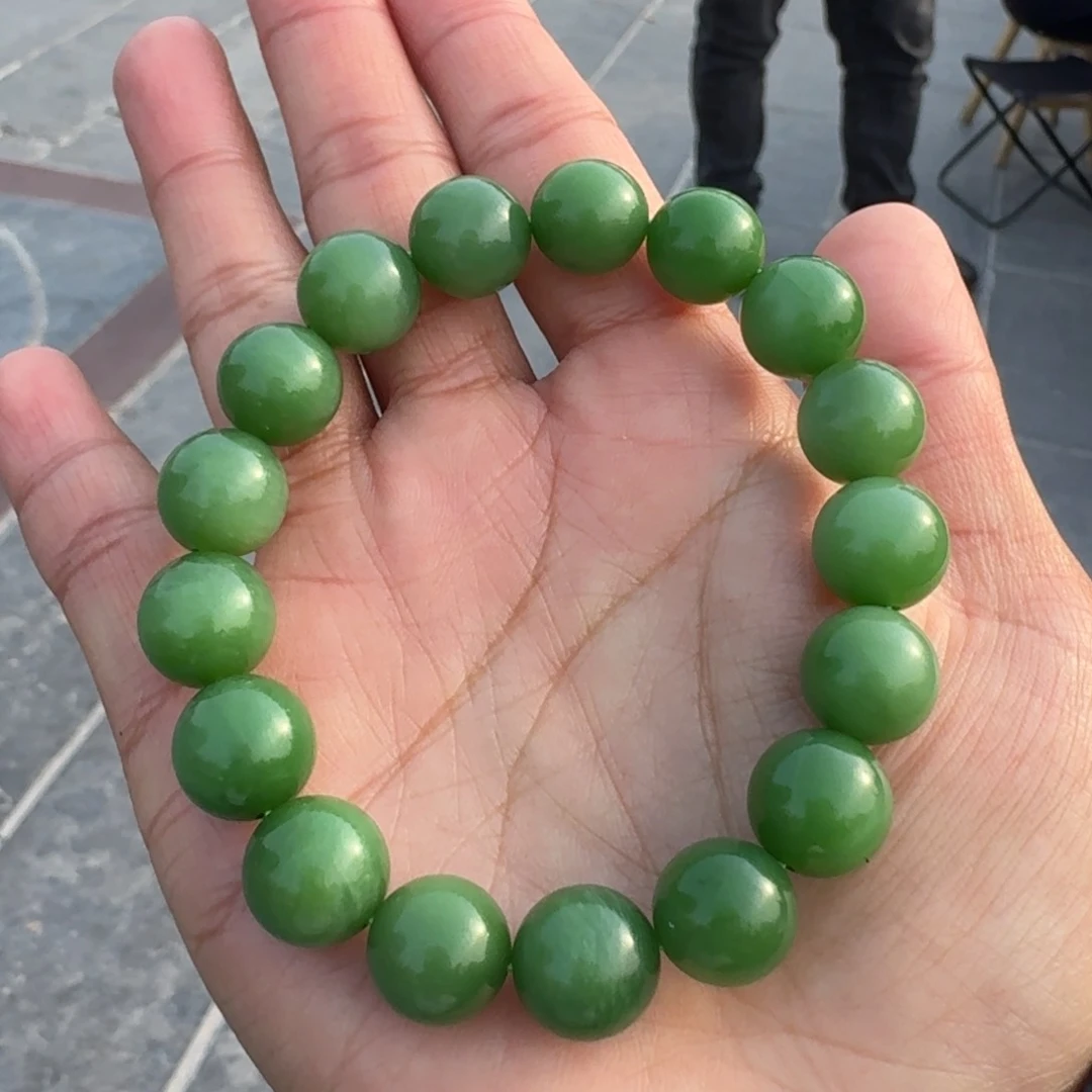 和田玉颈饰未镶嵌卡12碧玉手串多样性拍一发一