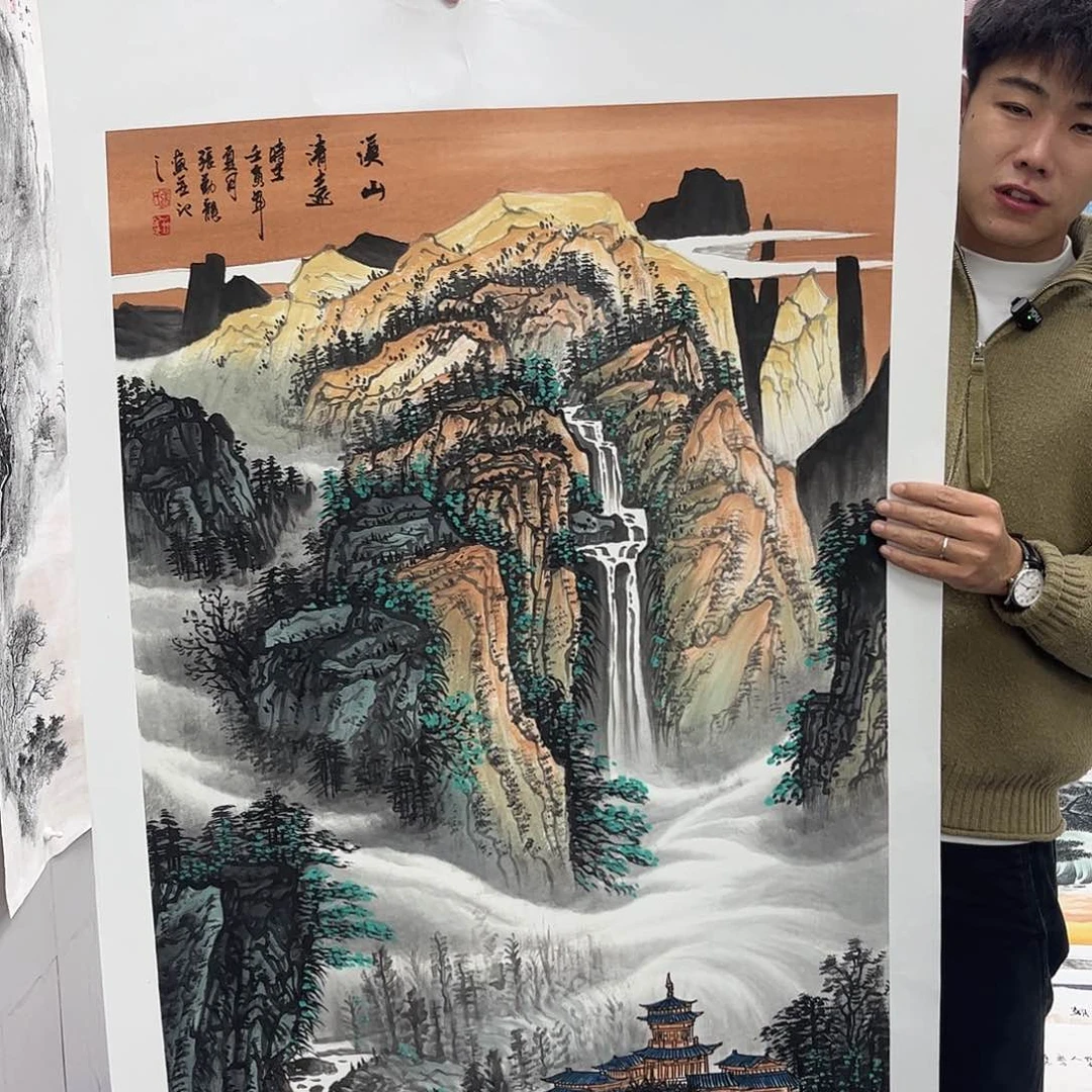 国画国画纯手绘大放漏