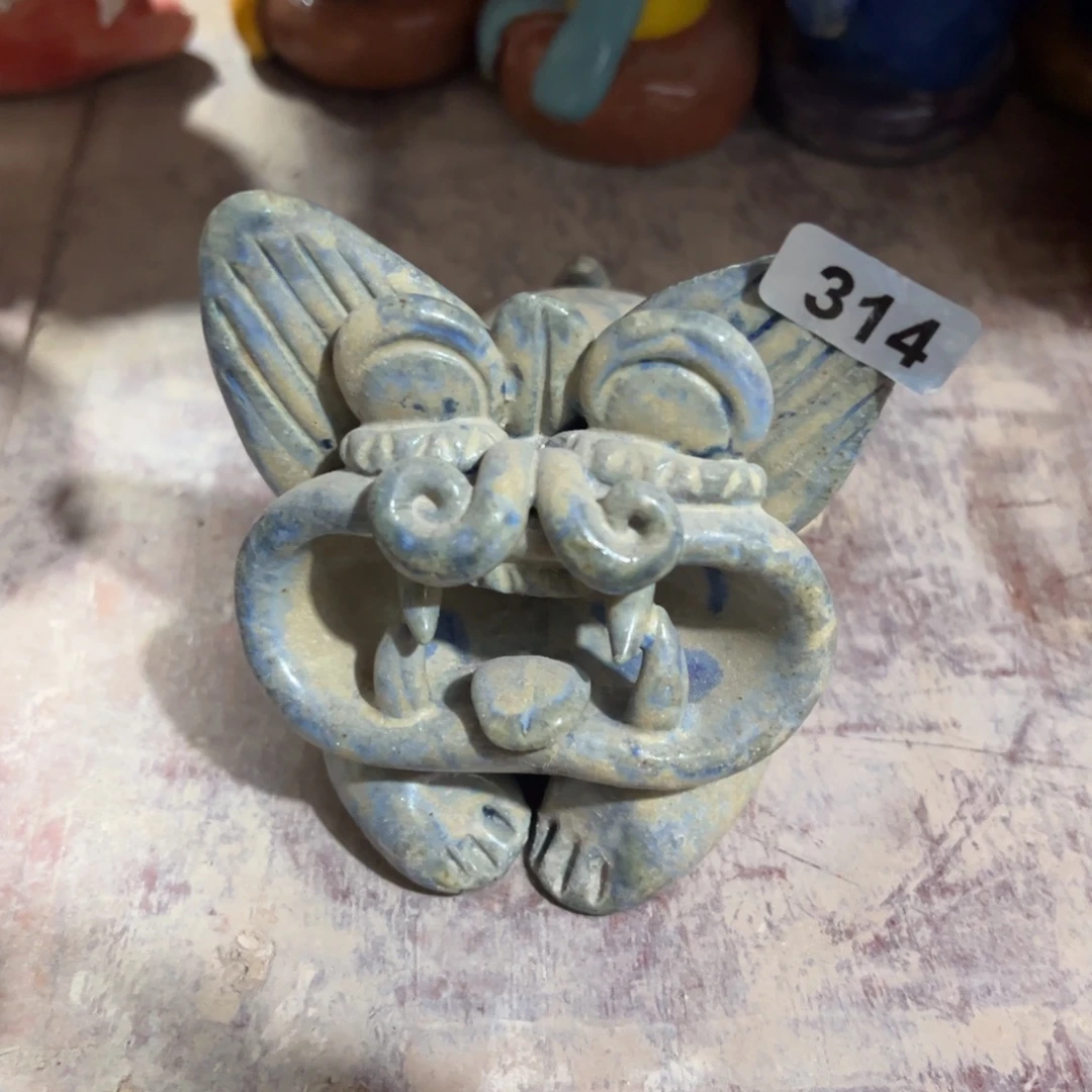 摆件纯手工抽象陶瓷摆件微瑕314