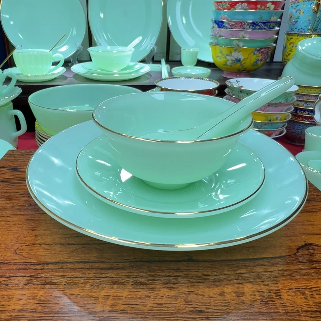 玉瓷高端精品玉瓷餐具