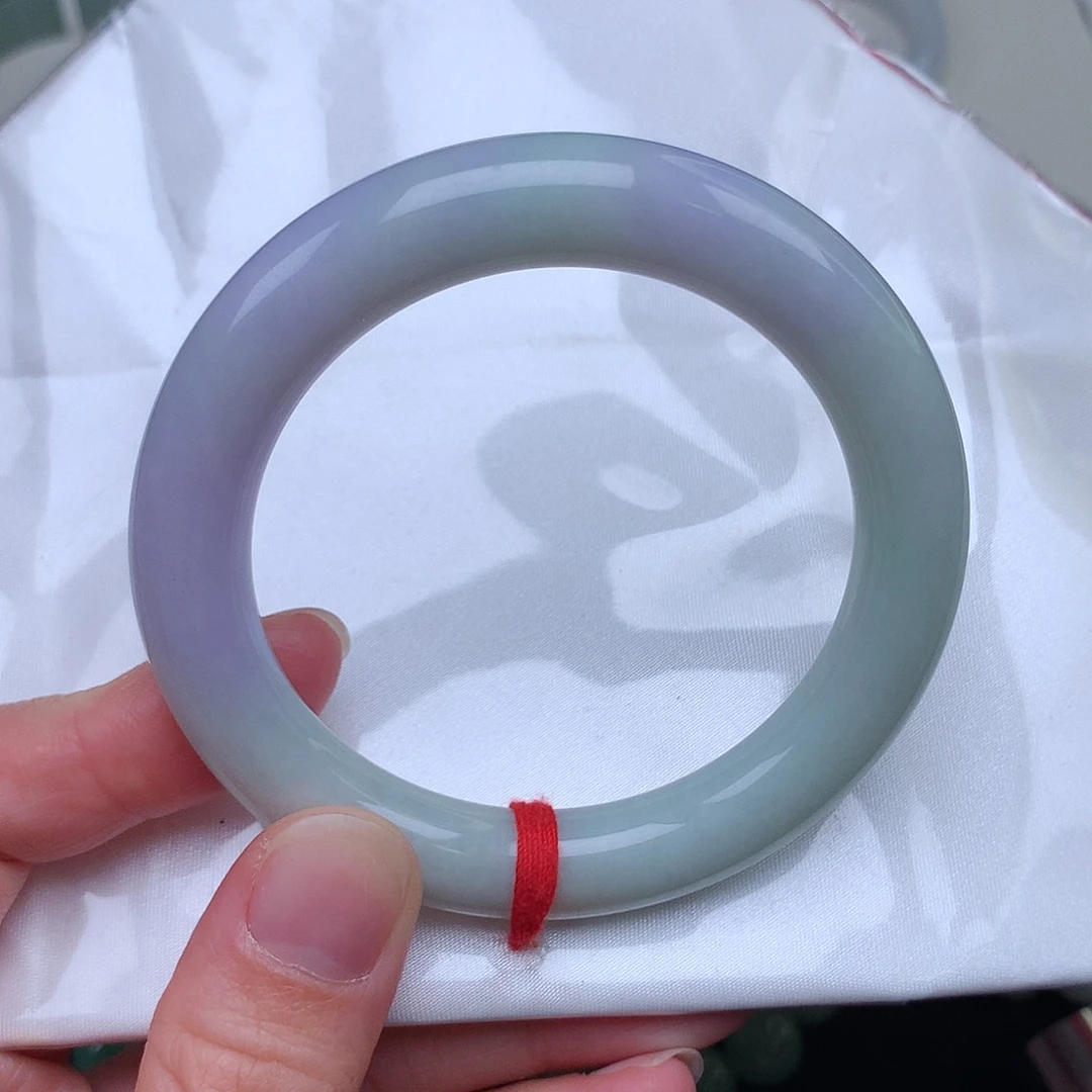 翡翠未镶嵌手镯55圈