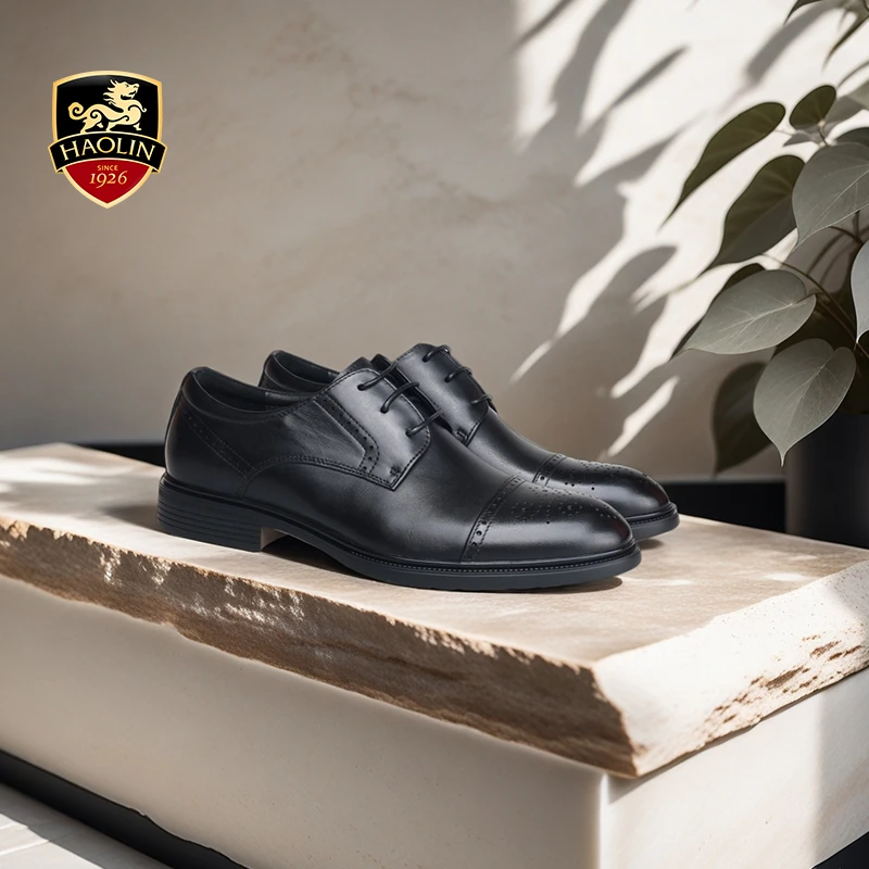 豪麟名鞋迪嘉男鞋德比鞋欧美风商务皮鞋DJBDO52MP203