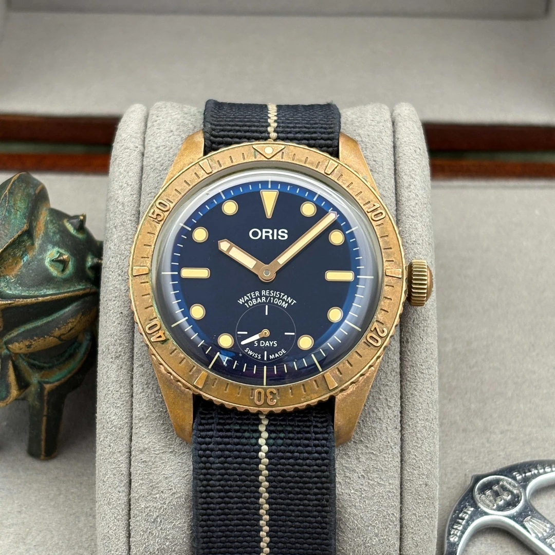 95新 Oris/豪利时 潜水01 401 7764 3185-set/24全/40