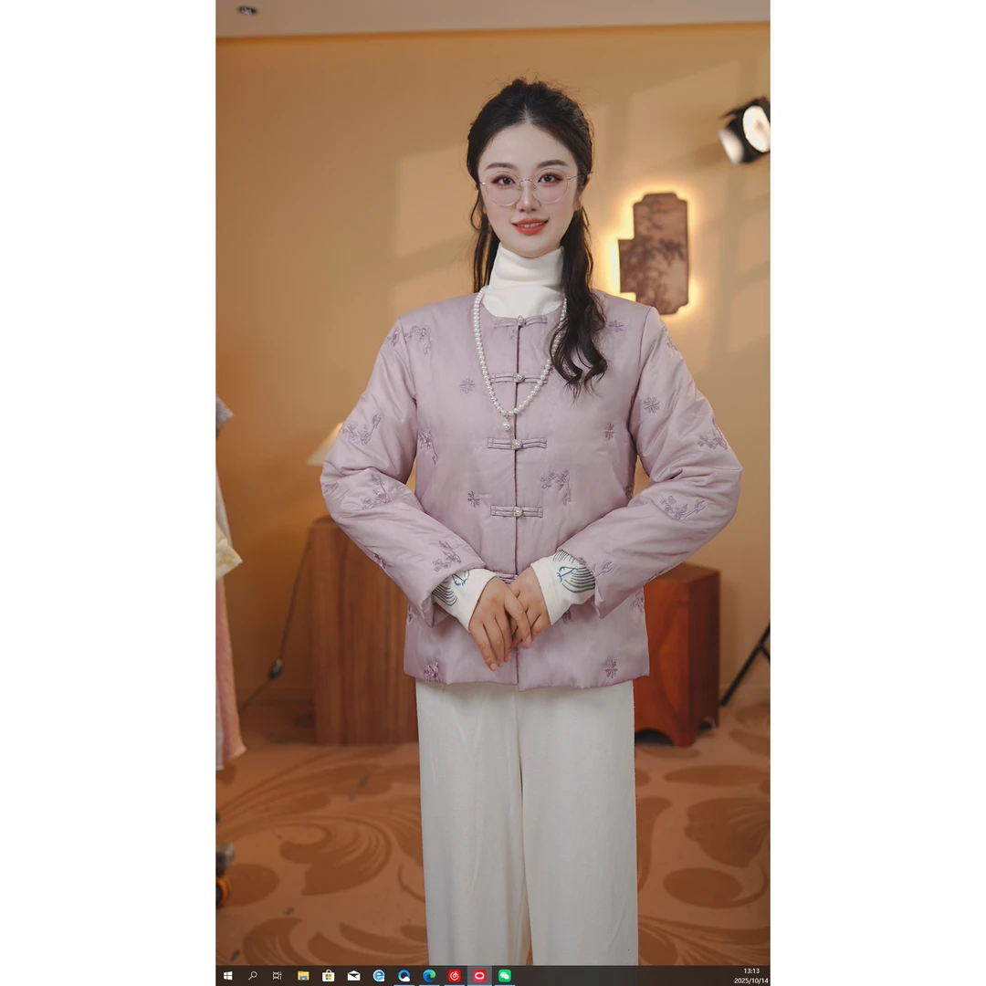 【琉璃】冬季国风新中式冬款棉服上衣女
