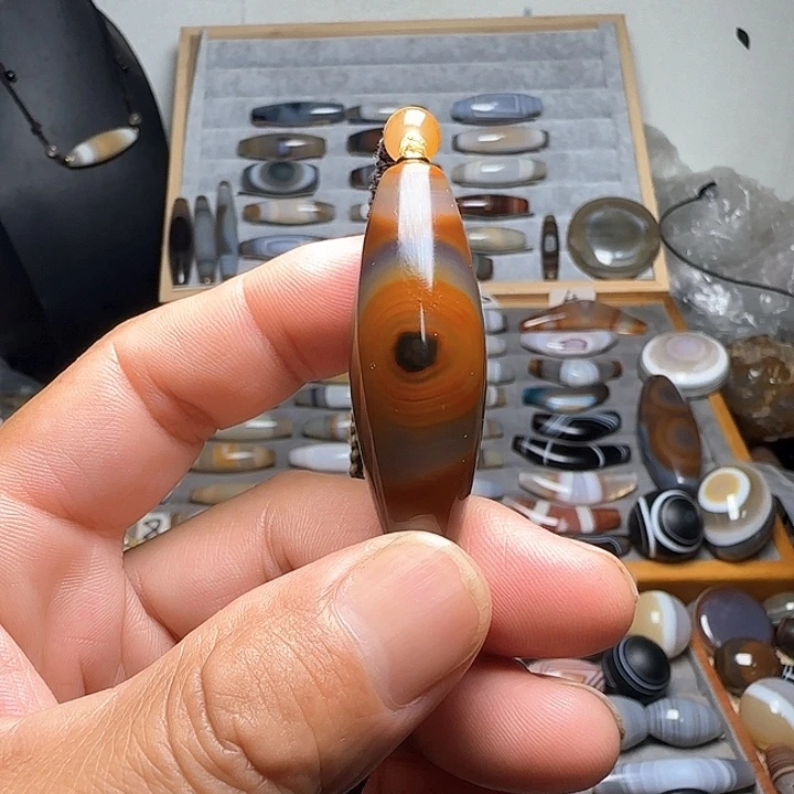 玛瑙/玉髓吊坠(不含链)未镶嵌