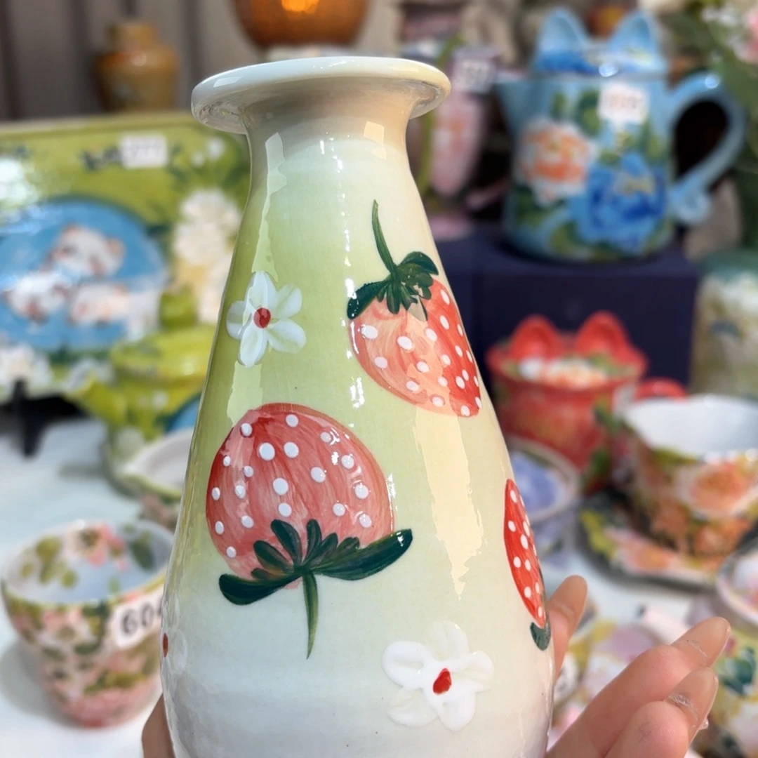 景德镇手绘高温釉下彩陶瓷茶具