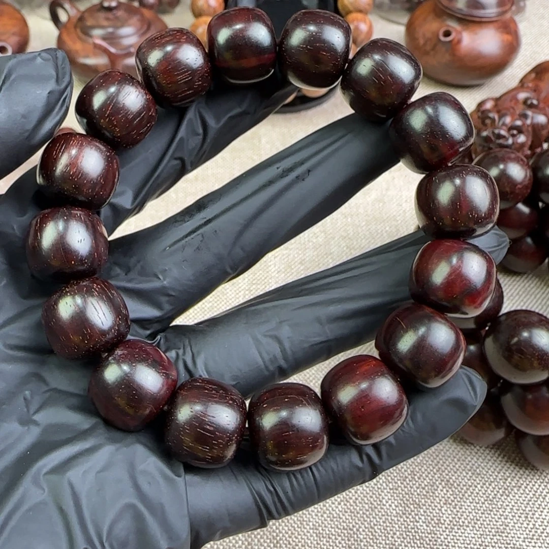 手串/手链小叶紫檀火焰纹金星