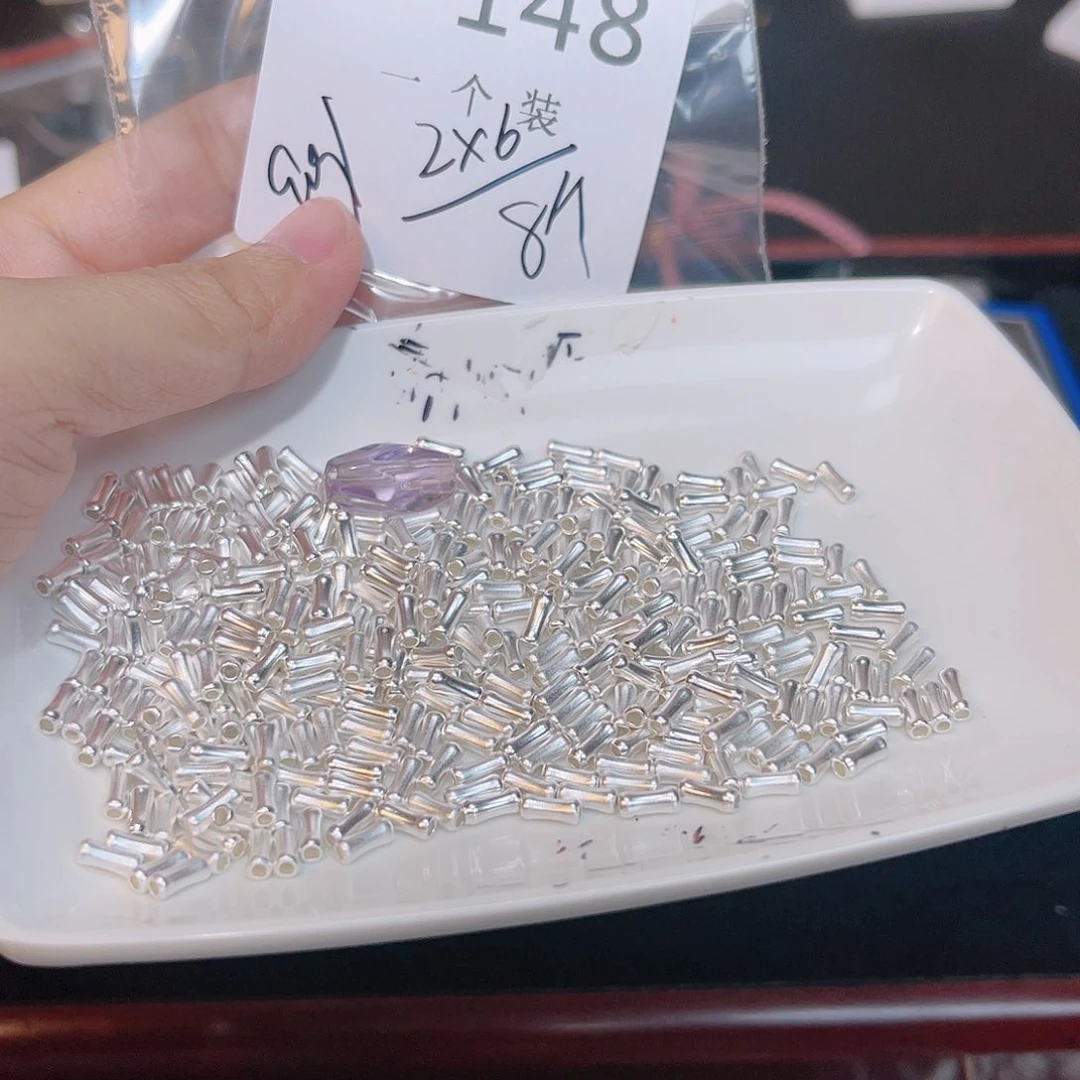 紫晶珠宝半成品银S925镶嵌148