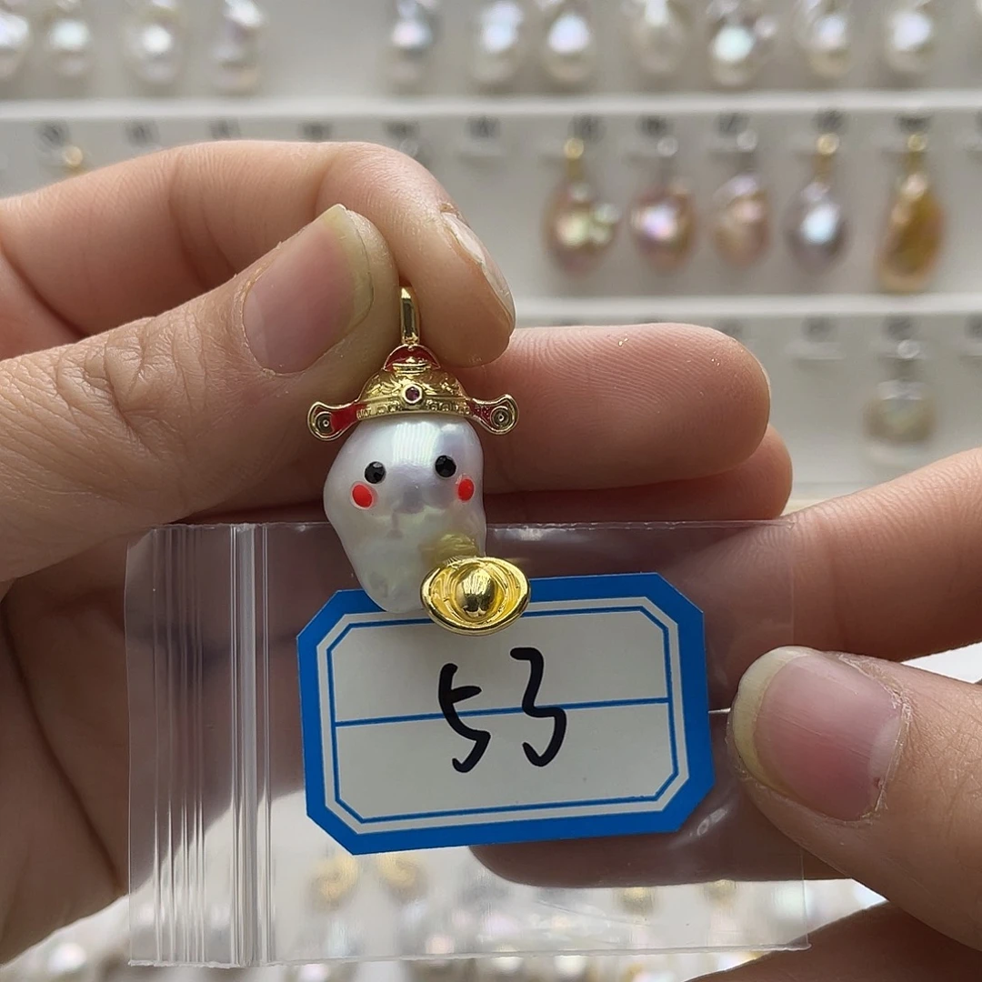 淡水珍珠颈饰未镶嵌卡*