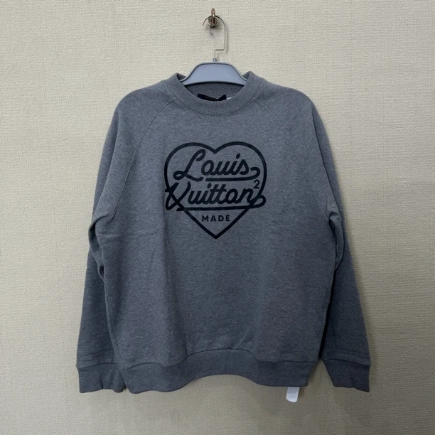 全新未使用 LouisVuitton/路易威登 Nigo2字母印花套头卫衣/L码