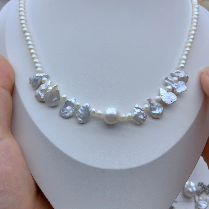 淡水珍珠未镶嵌颈饰