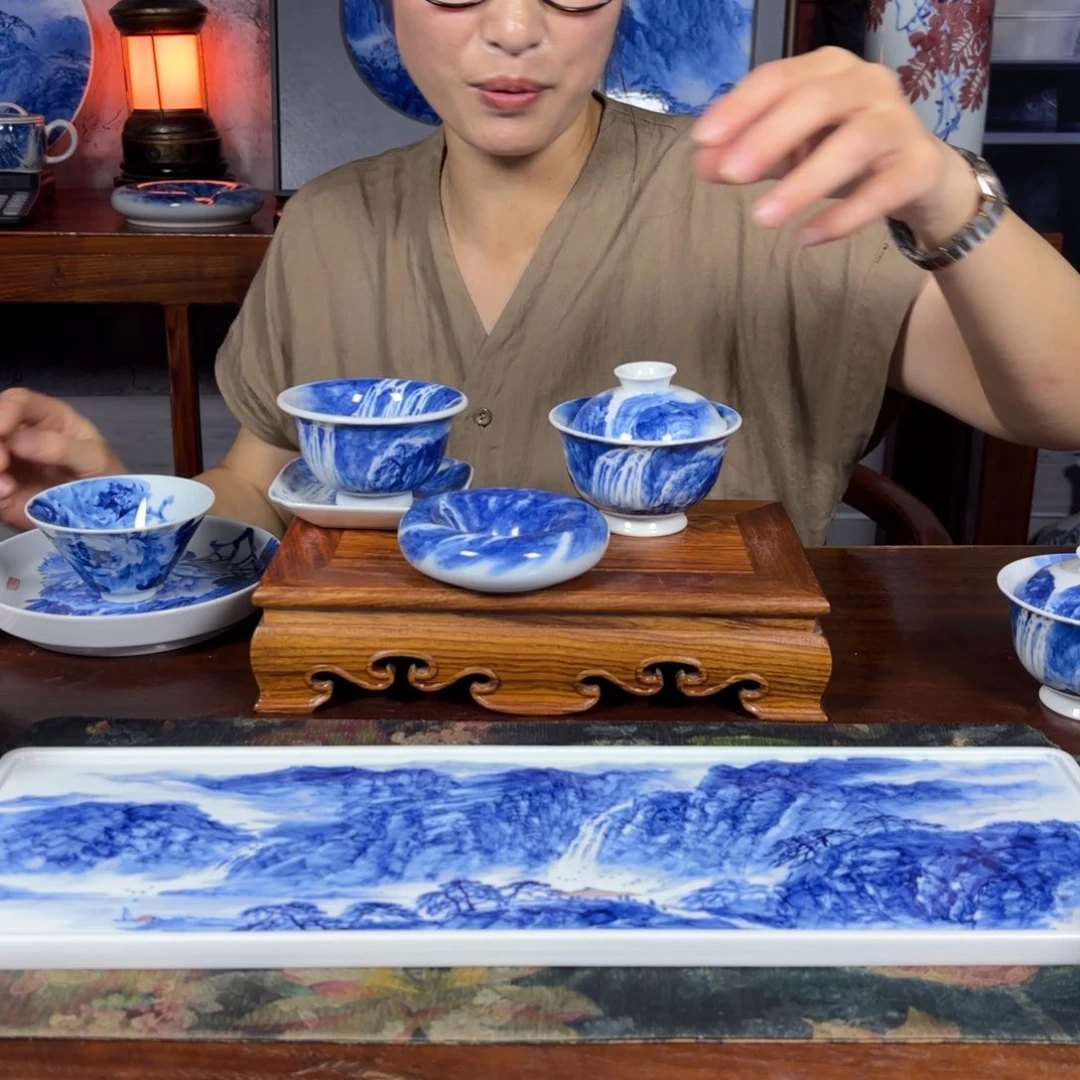 H***F国一王老师手绘山水