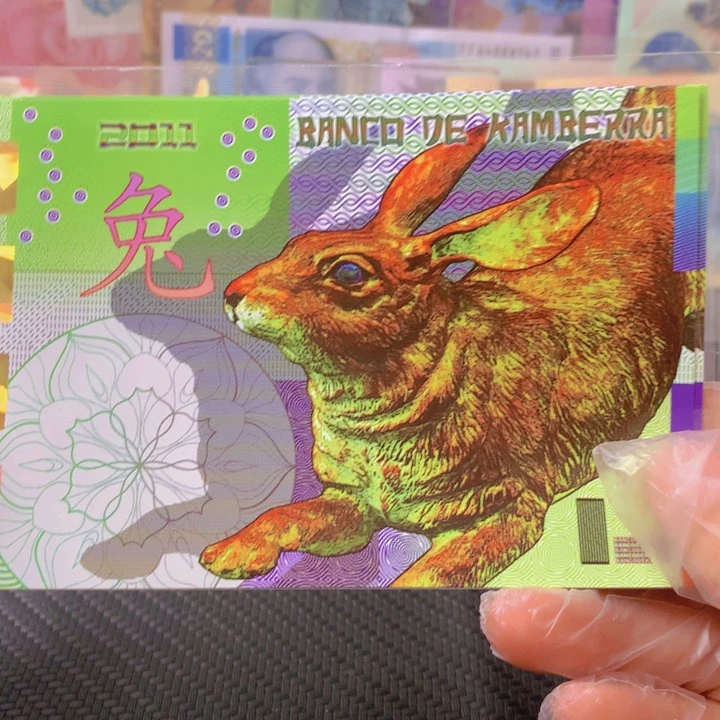 纸币全新堪培拉兔子